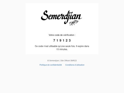 Votre code est : 719123