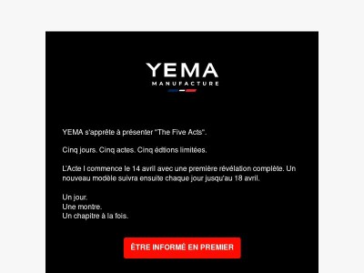 5 jours. 5 nouvelles sorties