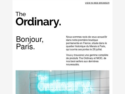 Notre première boutique ouvre bientôt ​​​à Paris.