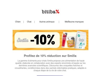 Derniers jours : 10 % de réduction sur Smilla