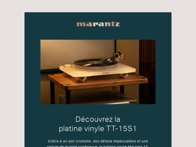 Découvrez la platine vinyle TT-15S1