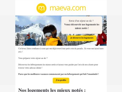 Nos meilleurs logements pour votre séjour au ski ! 🏔️❄️ 
