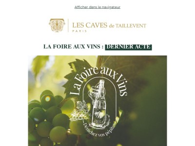 🍷  Foire aux Vins : clôture en apothéose