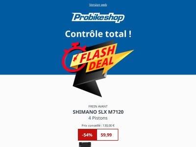 Flash Deal : freinez fort, freinez juste ⚡