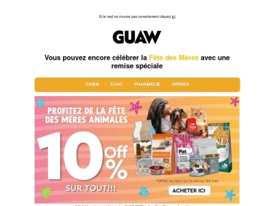 💐 -10% pour célébrer la Fête des Mères comme elle le mérite