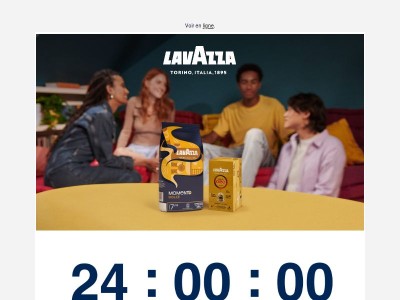 ⌛Dernier Jour pour profiter de l’offre de -25% chez Lavazza !
