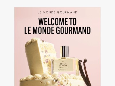 It’s official, you smell gourmand 🍰