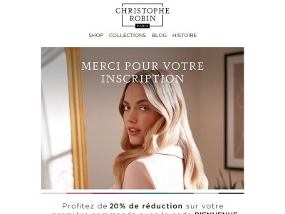 Profitez de -15% sur votre première commande