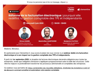 Webinar – TPE & indépendants : anticipez la réforme de la facturation électronique
