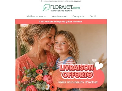 DERNIERE CHANCE ⏰ Livraison offerte pour la Fête des Mères