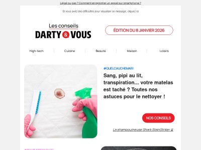 Taches matelas | Conserver fromage | Top appareils chauffants