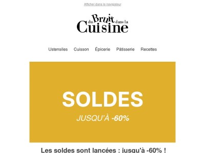 📣 Soldes | Jusqu'à -60% avec le Club