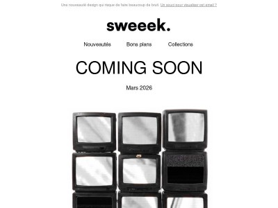 Quelque chose de brillant arrive chez sweeek.