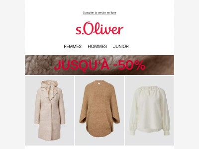 Une touche de couleur : articles pastel | Promos d’hiver : jusqu’à -50 %