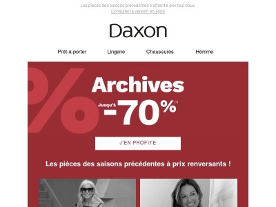 Dernière chance : jusqu’à -70% avant qu’il ne soit trop tard !