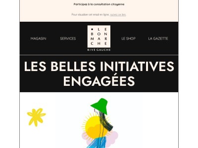 Le Bon Marché s'engage avec Paris Good Fashion