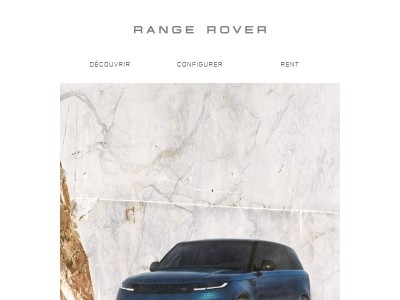 Range Rover : le dynamisme rencontre l'élégance.