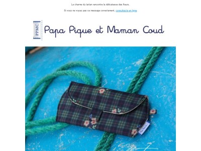 Tartan Fleuri, la nouvelle collection pour la rentrée