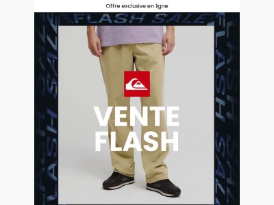 Vente Flash : plus que quelques heures