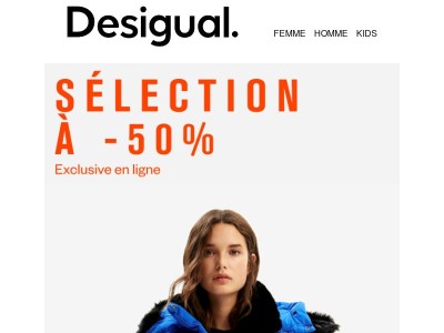 Sélection à -50 % avec 10 % supplémentaires