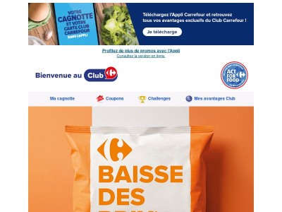 🎁Bonne nouvelle : Carrefour baisse ses prix sur des centaines d'articles