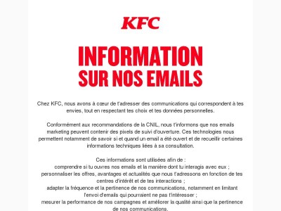 Une information concernant nos emails