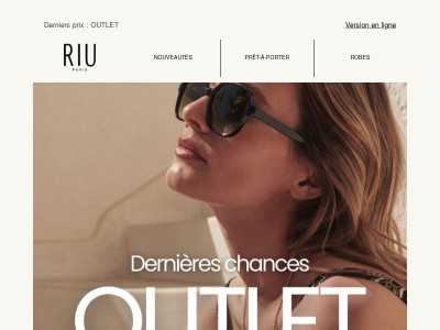 Outlet : derniers prix jusqu'à -60%