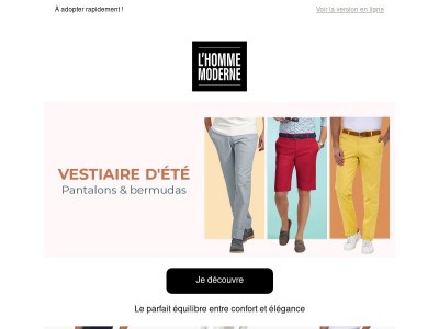 Cap sur l’été : pantalons & bermudas ☀️
