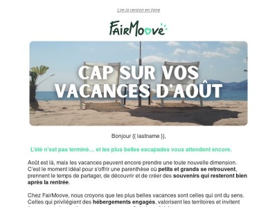 Il est encore temps de partir en famille 💚