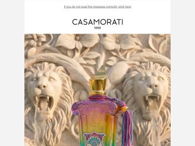Presenting the new perfume by Casamorati