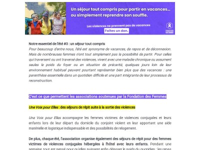 Quand les vacances sont un besoin vital