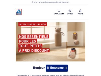 Cette semaine chez Aldi : nos essentiels pour les tout-petits