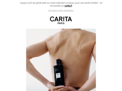 Vos Journées Privilèges Carita sont ouvertes