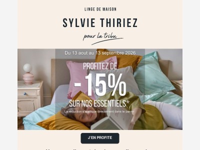 Pour la rentrée, profitez de 15% sur nos essentiels !