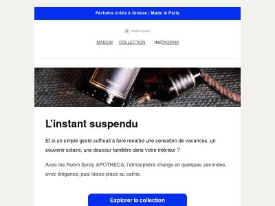 Le spray d’ambiance qui prolonge l’évasion