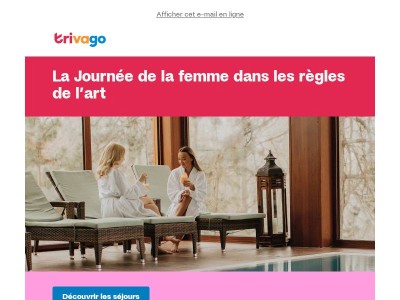 Passez la Journée de la femme au spa 🧖‍♀️