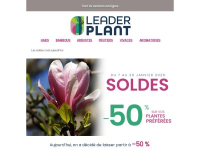 📣Des plantes qui poussent bien même à -50%
