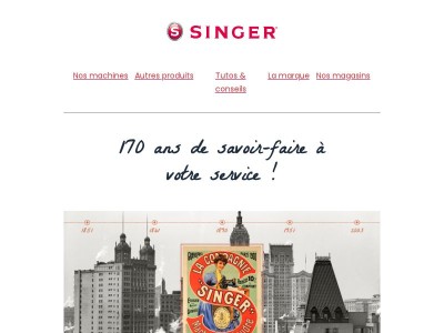 Imaginez, créez, recyclez : bienvenue chez Singer !