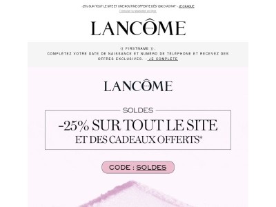 Top départ pour les soldes d'hiver ❄️