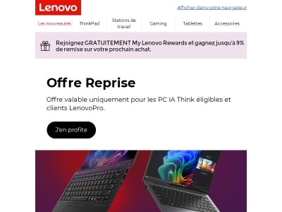 Jusqu'à 400€ de reprise par PC