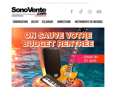🚨 CODE PROMO : -5% sur TOUS* les produits en stock "expédiable immédiatement" dès 349€ d'achat !