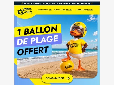 Votre ballon FranceToner est offert ⚽️
