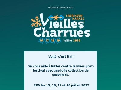 Voilà, c'est fini ! (Et vous nous manquez déjà)