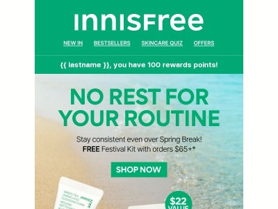 Spring Break is Here! Pack Skincare 1st