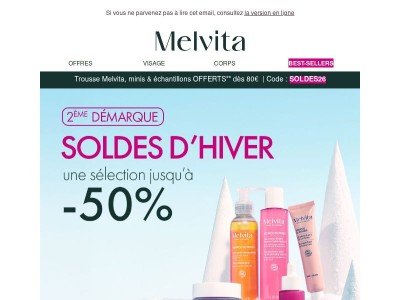 Soldes d'hiver 🛍️ | C'est parti pour la deuxième démarque