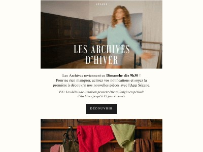 L'Acte II des Archives, ce Dimanche !