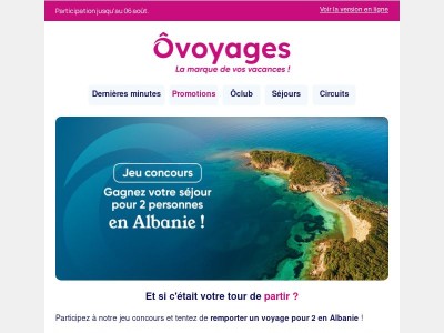 🎁 Jeu concours : gagnez un séjour en Albanie !