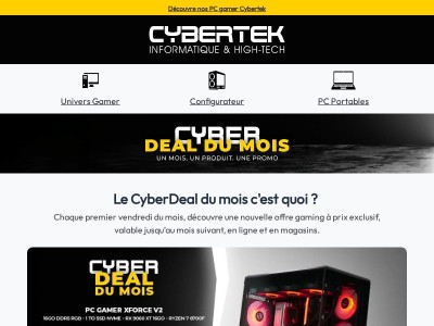 Cyberdeal du mois : ton PC Gaming⚡