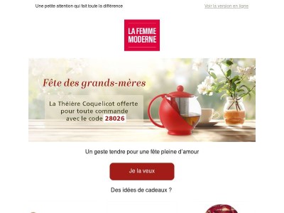 La Fête des Grands-Mères arrive