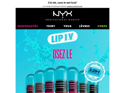 💦 Lip IV : un max de brillance pour vos lèvres !